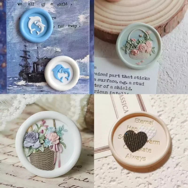 

Набор штампов для конвертов с медными головками: серия «Цветочная корзина», «Жасмин», «Морской мир», «Дельфин», «Блин», «Огненный штамп», «Рельефный штамп», «Креативный штамп», DIY подарки