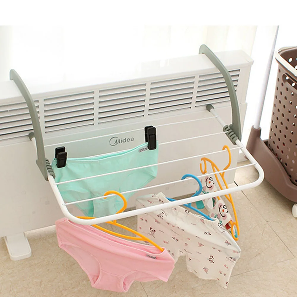 Portable Clothes Drying Folding Towel Rack Indoor Outdoor Balcony Hanging Holders Laundry Clothes Dryer Towel Storage Rack