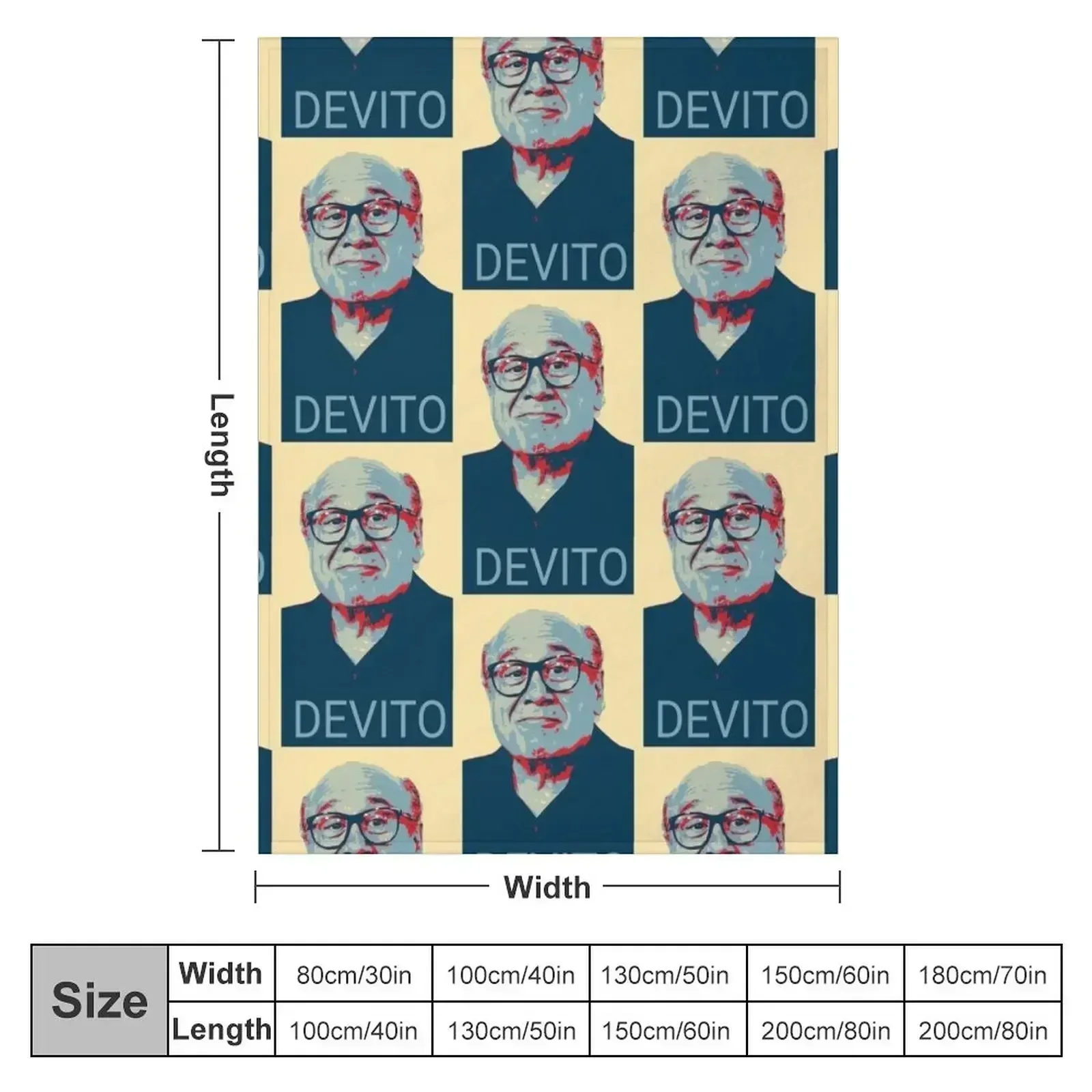 DeVito for President Throw Blanket Beach Winter beds Summer Blankets