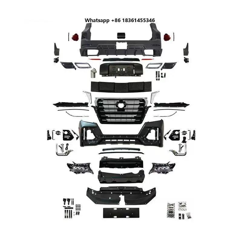 For 2018+ Prado FJ150 Car Accessories Grill Front Rear Bumper Popular Prado 2018 Upgrade Navigator Exterior Bodykit