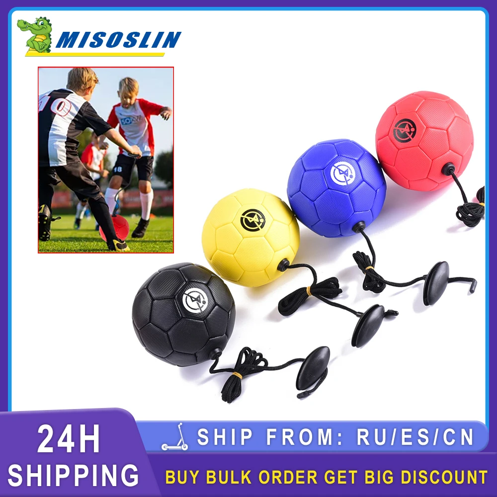 Football training ball Kick  TPU Size 2Rope Touch Solo Kick with String Beginner  Ball Kick Soccer Practice Belt fast shipping