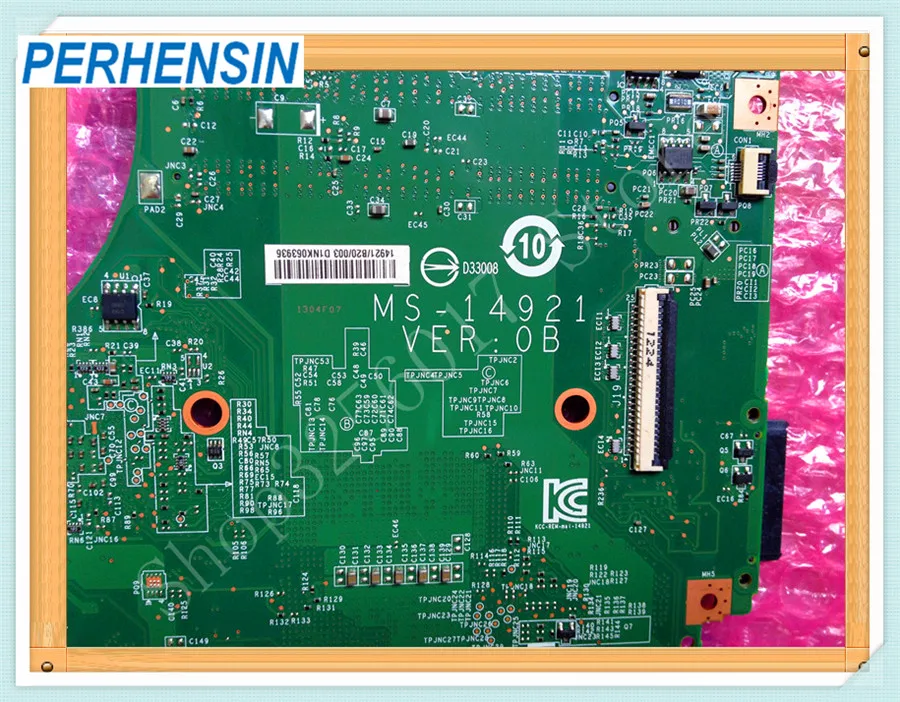 For MSI CR40 cLaptop MOTHERBOARD  MS-14921 VER: OB 100% Works Perfectly Free Shipping