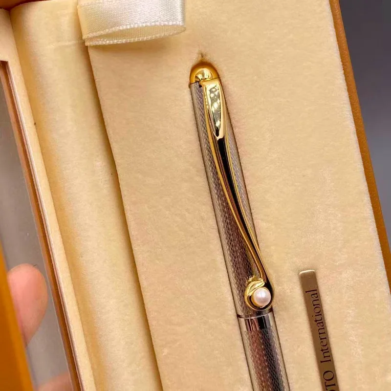 Japanese Collaboration High-end Neutral Gel Pen Nakaguya's Brand New Pearl Ballpoint Pen Collection Stationery Writing Gift Box