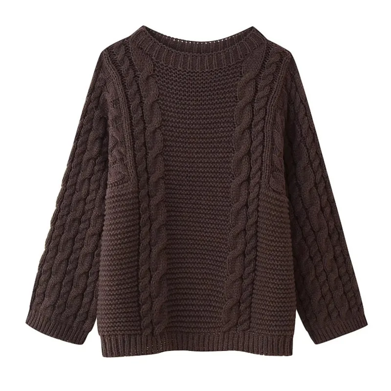 HKSH Autunno Inverno Nuove Donne Maglione O-Collo Pullover Maniche Lunghe di Colore Solido Versatile Elegante Casual Marea Top Lavorato A Maglia HK17223