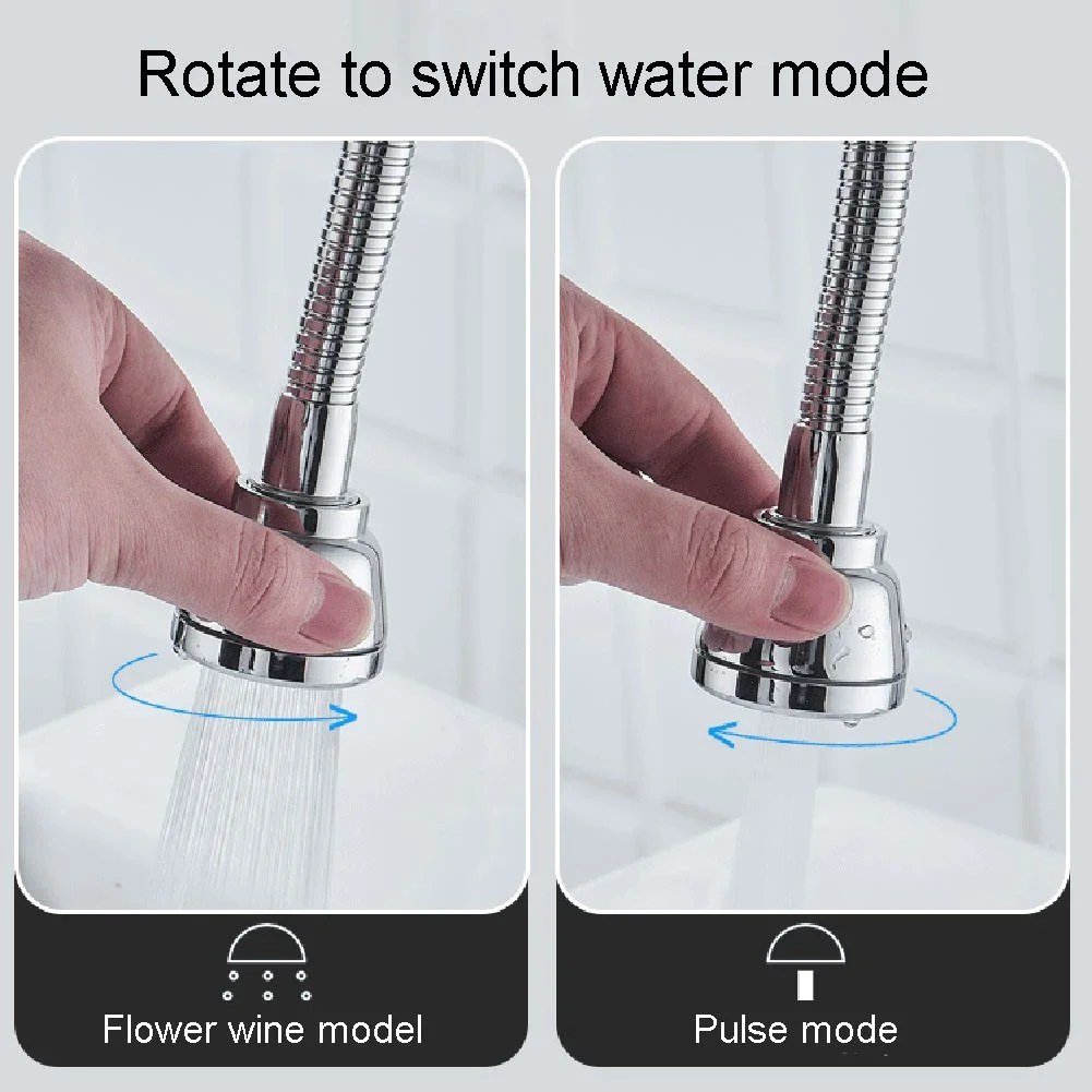 1pc Kitchen Sink Rotating Tap Extender Faucet With Hose Extension For Kitchen Sinks 360 Degree Rotating Nozzle