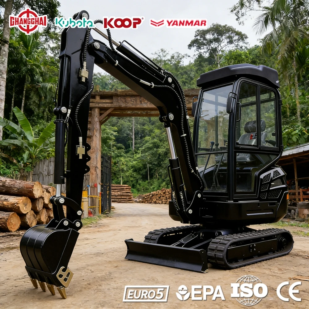

Mini Excavator 0.8Ton Diesel Engine Construction 1.5Ton 2.5Ton Tools Europe EPA Euro 5 CE Fast Delivery