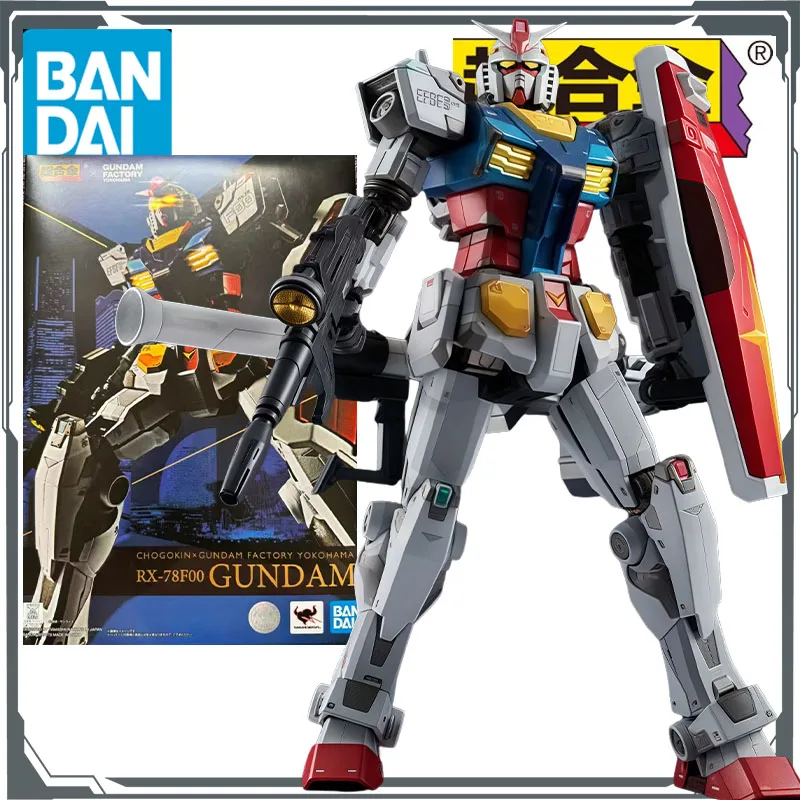 

Bandai оригинальные Chogokin RX-78F00 Gundam воздушные аниме фигурки героев игрушки для мальчиков Рождественский подарок Коллекционная модель украшения