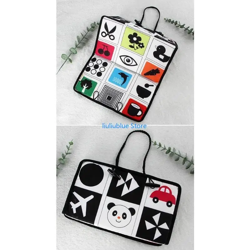 

Infant Baby Car for Seat Back Hanging Folding Mirror Travel Cartoon Learning Toy 62CF