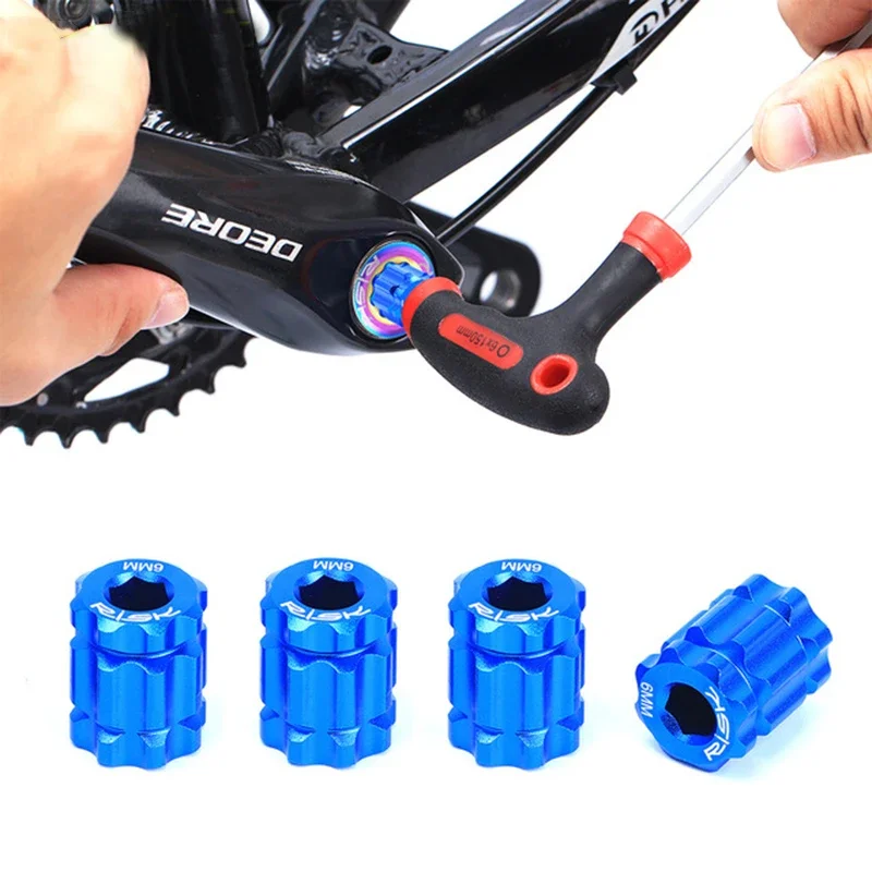 Crank Installation Tool with wrench Remove Install Crank Arm Adjustment Cap for Shimano HollowTech XT Bike Repair Tools