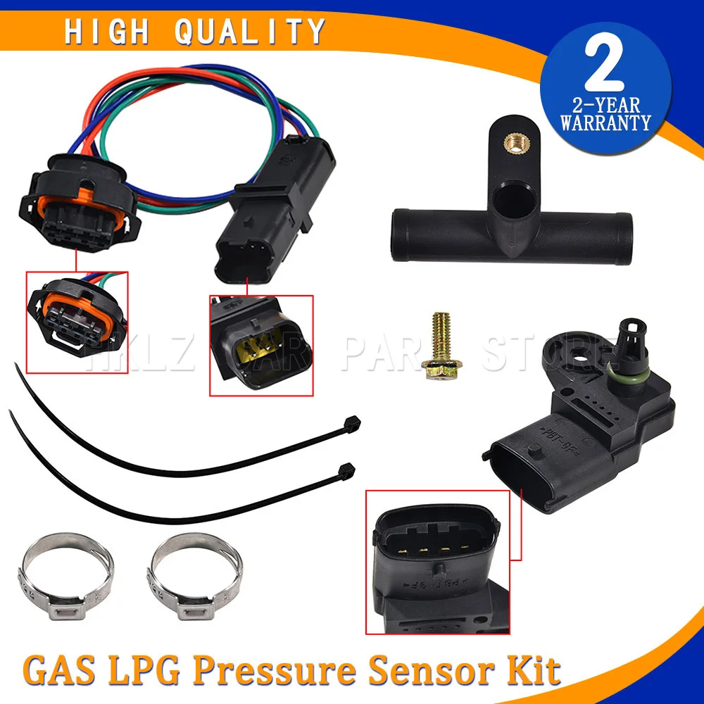 For Renault Clio Campus Clio2 Twingo Megane Kangoo Scenic 7701206840 New GAS LPG Pressure Sensor Kit High Quality Car Accessory