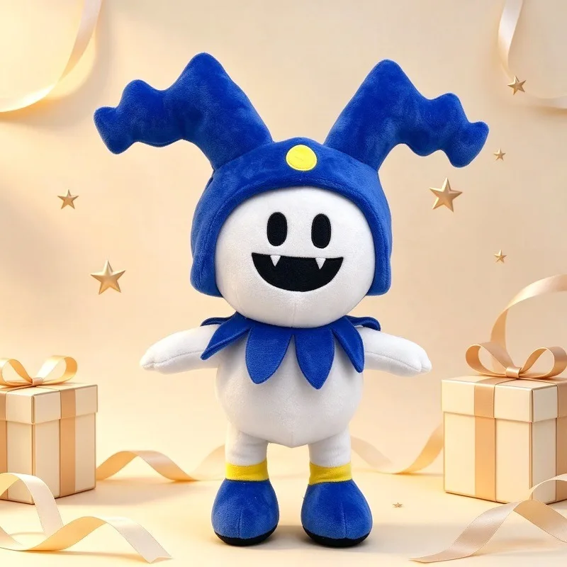Nowa pluszowa lalka anime Jack Frost z Shin Megami Tensei, miękka zabawka w formie postaci z kreskówki, kolekcja na Halloween, prezent dla fanów.