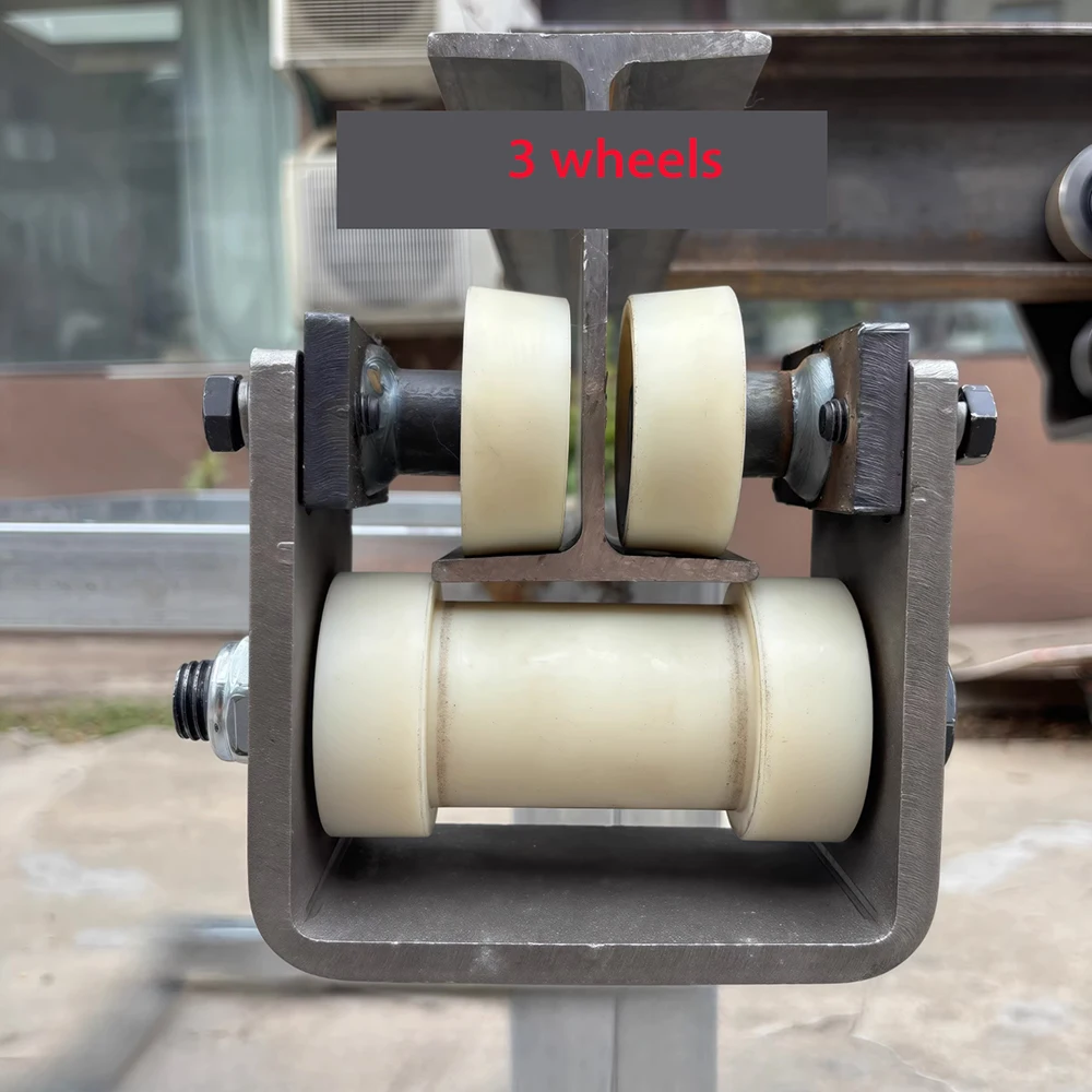 Hydraulic cargo elevator accessories - I-beam pulley, channel steel pulley, H steel wheel plate group, sizes 10 # -20 #