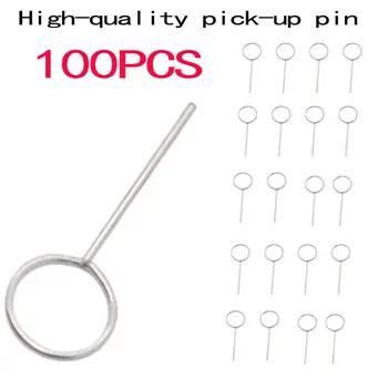 100 pz Espulsione Sim Card Espulsore Strumento Pick-up Spill...