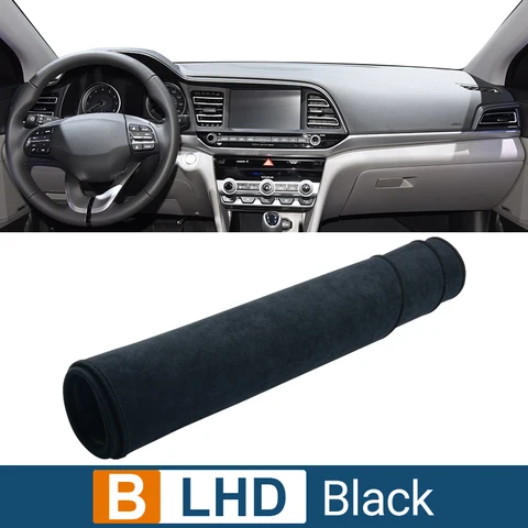 Чехол для приборной панели автомобиля Hyundai Elantra AD 2016 2017 2018 2019 2020, не скользящий коврик, аксессуары для приборной панели