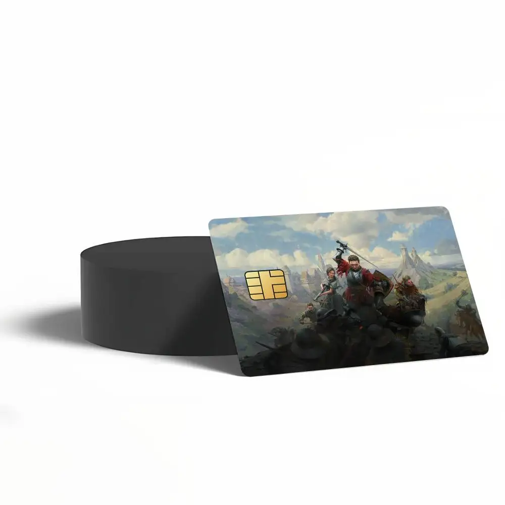 ملصق ملصق لبطاقة الائتمان من Game Kingdom Come Deliverance 2 للوصول إلى البنك، غطاء طبقة حماية، هدية مفاجئة