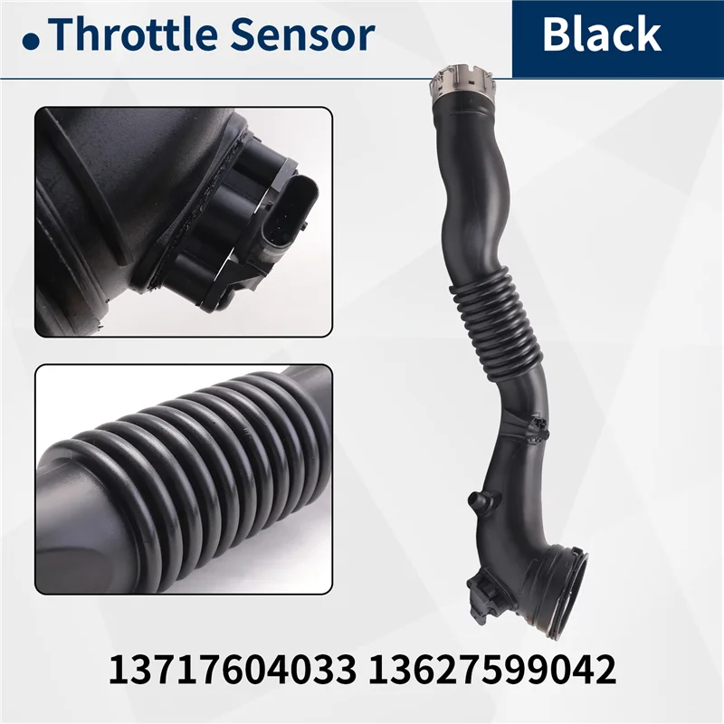 

Intercooler Intake Hose Throttle Sensor Intercooler Intake Hose For BMW 13717604033 13627599042 Intercooler Air Intake Duct Hose
