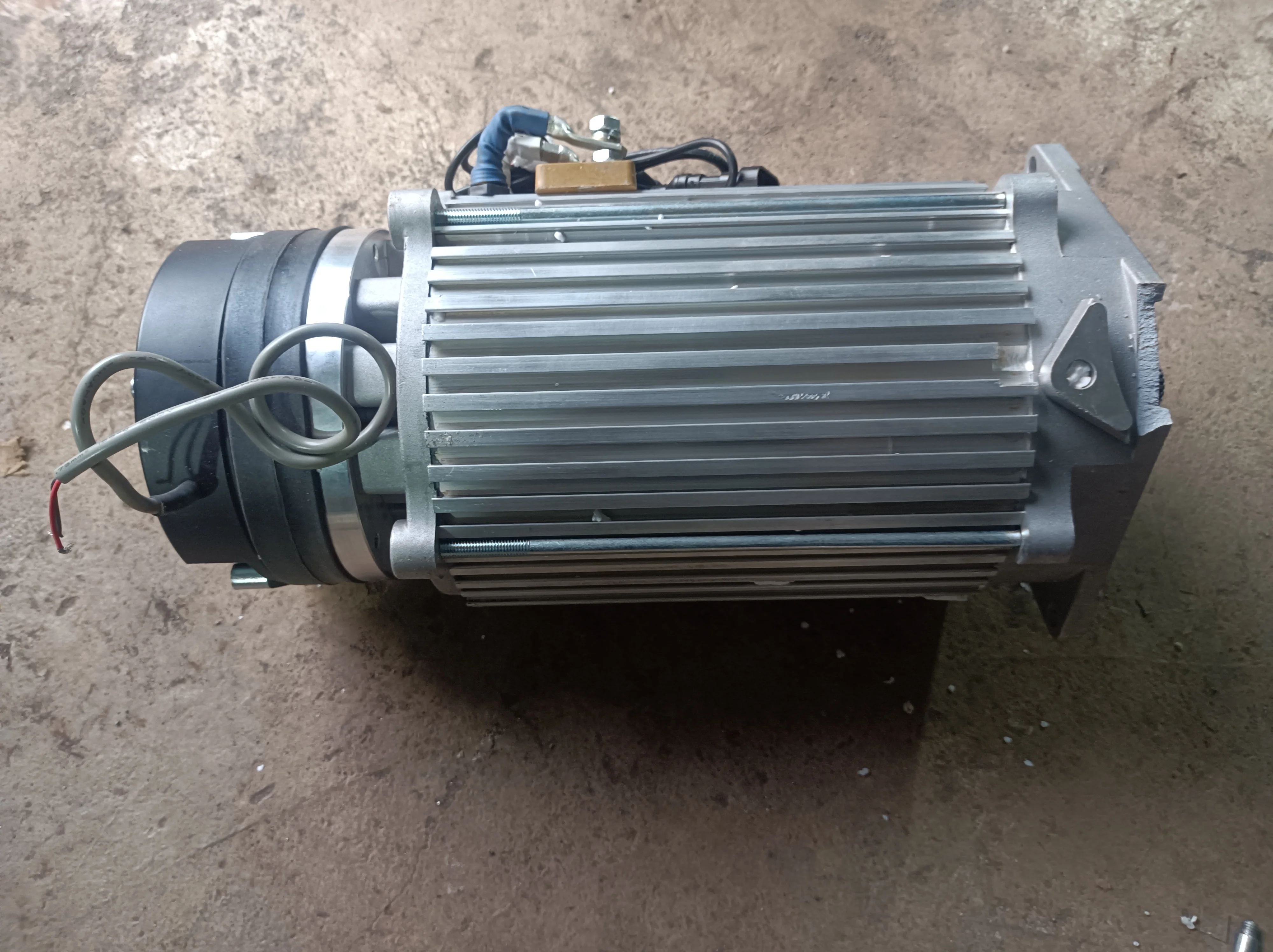 48v  7.5kwelectric vehicle ac motor with electric- magnetic brake