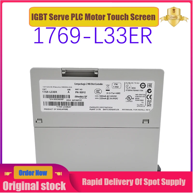 New Original 1769-L33ER PLC Compact Logix 5370 L3 Controller