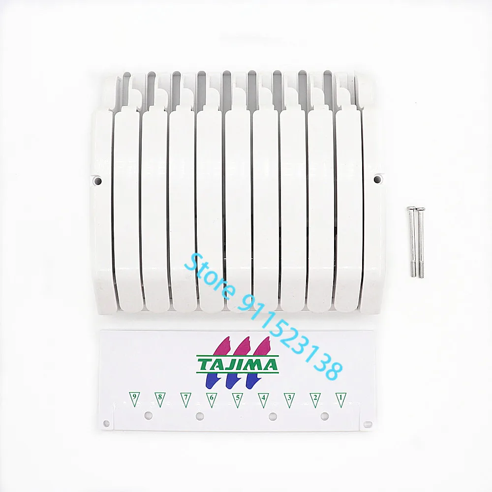 

Good Quality Tajima Embroidery Machine Spare Parts Take-up Lever Cover 9 Needles 9 Colors New Model With Face Plate