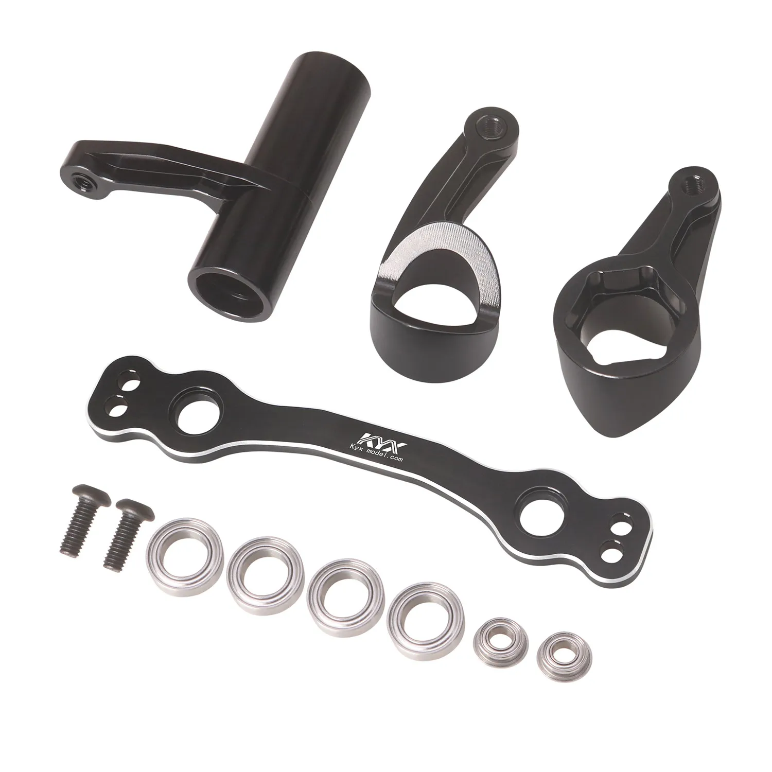 

KYX Racing Aluminum Steering Bellcrank Upgrades Parts Accessories for 1/8 RC Crawler Car Arrma Typhon