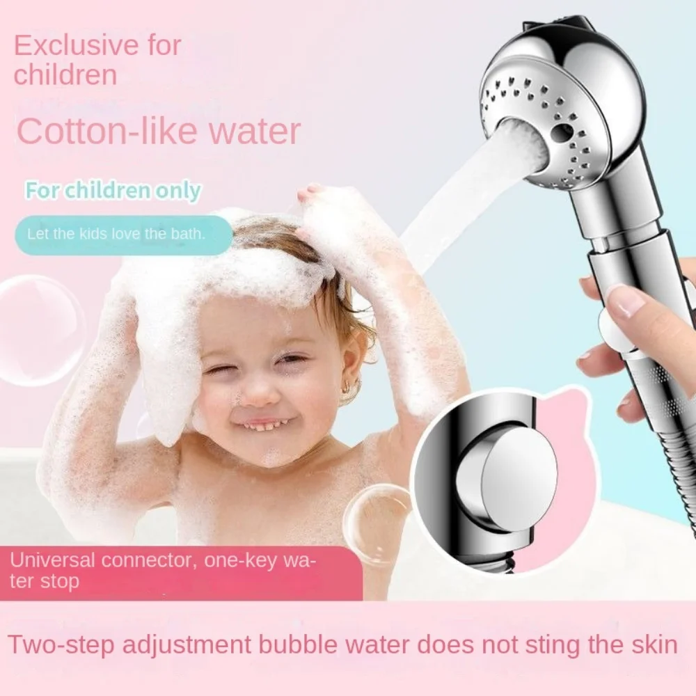

Регулируемая насадка для душа для детской ванны, экономия воды, 2 режима распыления, распылители для душа для домашних животных, мягкая ручная мойка