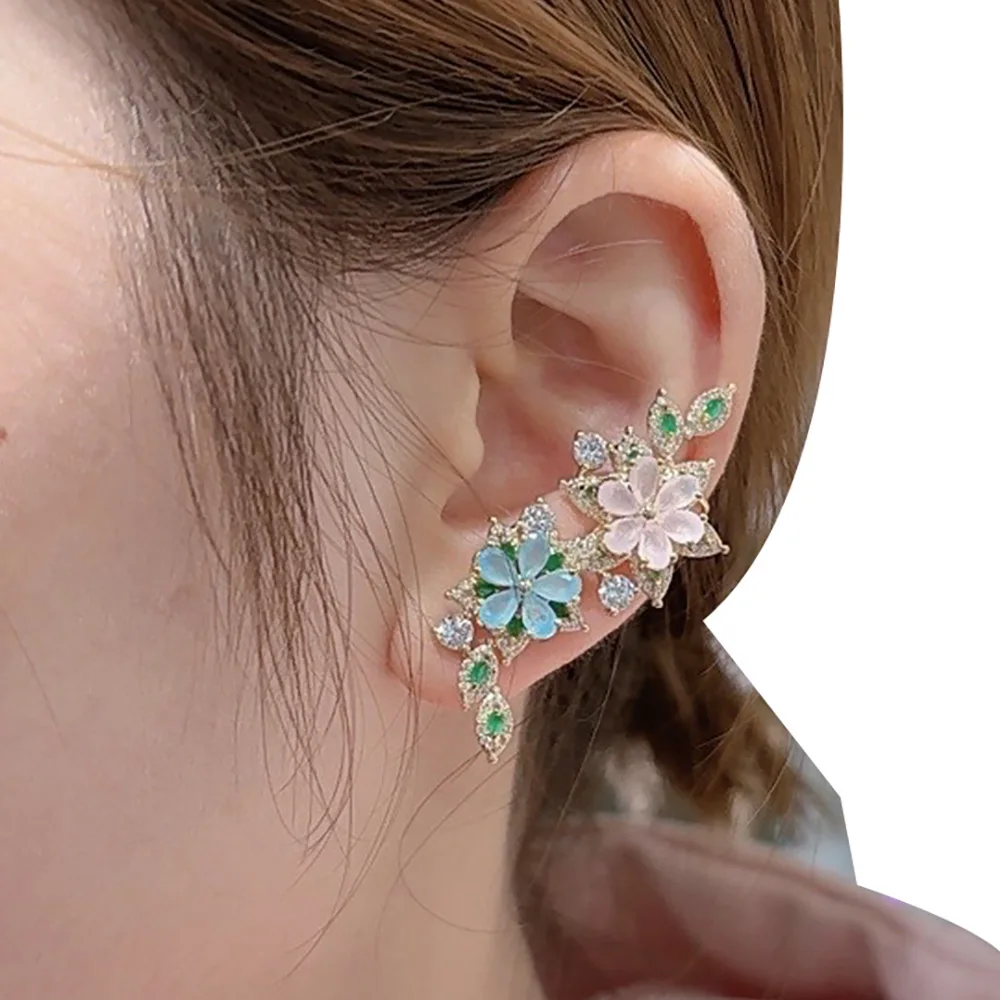 

Missvikki Luxury Trendy Round Skeleton Stud Earrings For Women Wedding Cubic Zircon CZ Engagement Party Indian earring for women