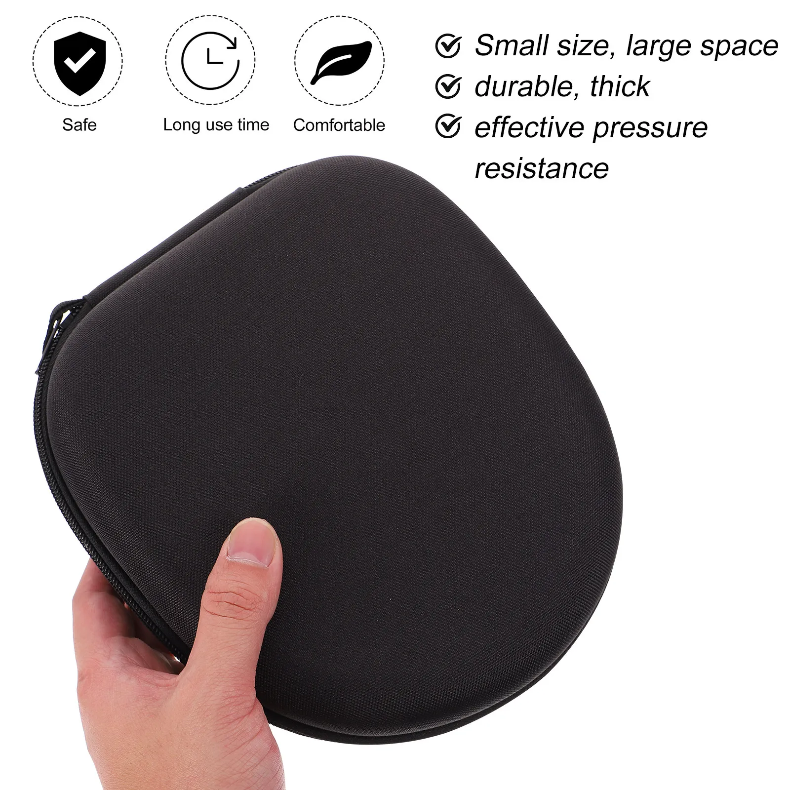 Travel Cable Organizer - กระเป๋าใส่หูฟังแบบพกพา 1 ชิ้น พร้อมซิป ดีไซน์กะทัดรัด สำหรับจัดเก็บสายหูฟังและอุปกรณ์เสริมสำหรับการเดินทาง