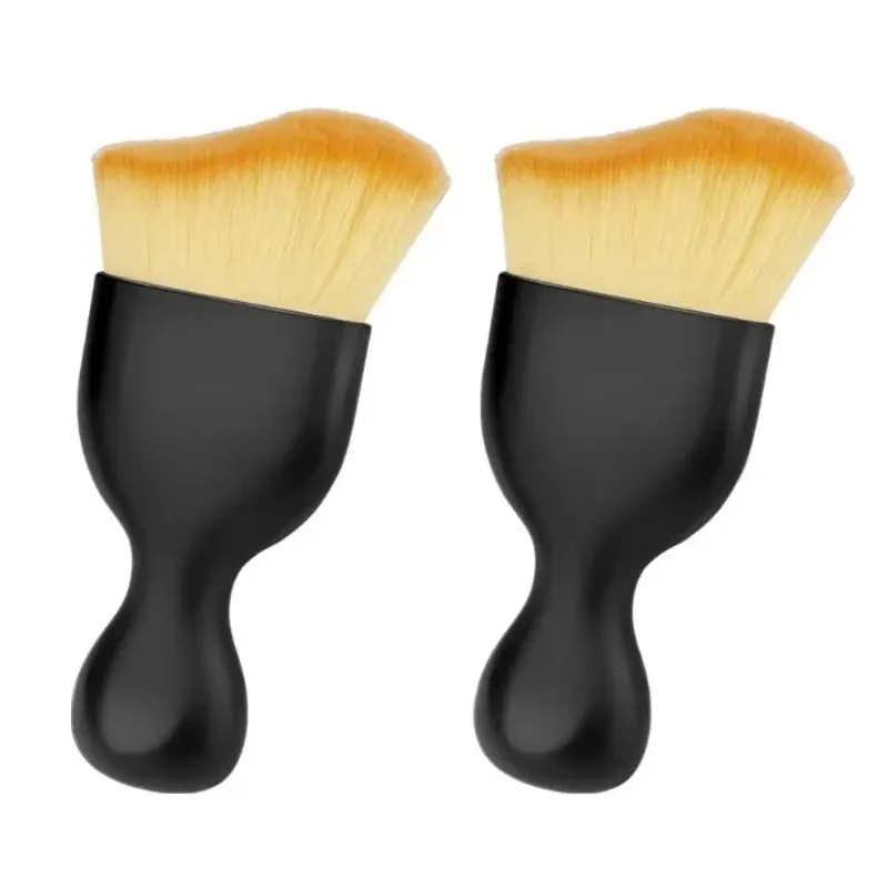 2 Pcs Car Interior Dust Sweeping Soft Brush Cleaning Tool for Keyboard Gap Auto Detailing Car Wash Accessories Vehicle Care Kit