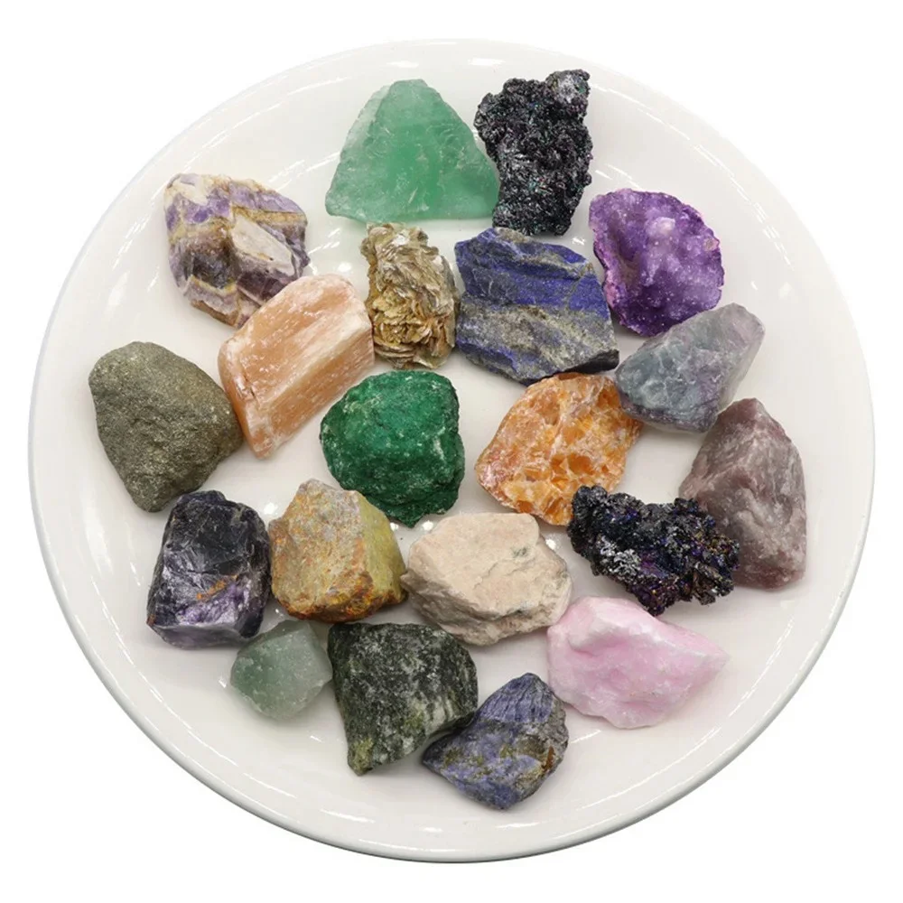 Mixed Raw Stone Natural Crystal Chunks Assorted Quartz Rough Healing Crystals Meditation Therapy Chakra Gemstone