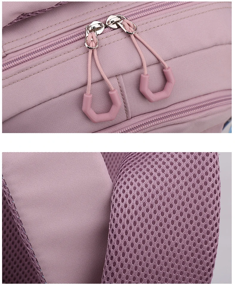 Mädchen-Schulrucksack, Rucksack für Teenager, Frauen, Kinder, weiblich, rosa, Schultasche für Grundschule, weiterführende Schule, Teenager, Kinder – Detail 14