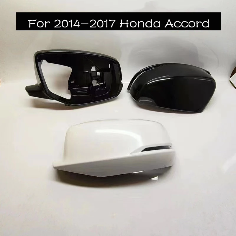 For Honda Accord 2.4  9th 2014 2015 2016 2017 Car Accessories Rearview Mirror Cover Side Mirrors Housing Shell with Lamp Type