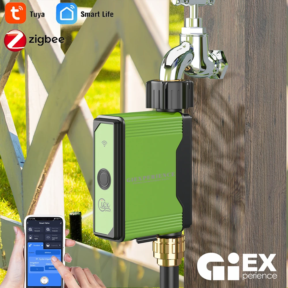 مؤقت ري الحدائق Zigbee-WIFI ، رشاش ذكي ، نظام ري بالتنقيط ، مسجل تدفق مياه مدمج ، تويا ، جديد ،