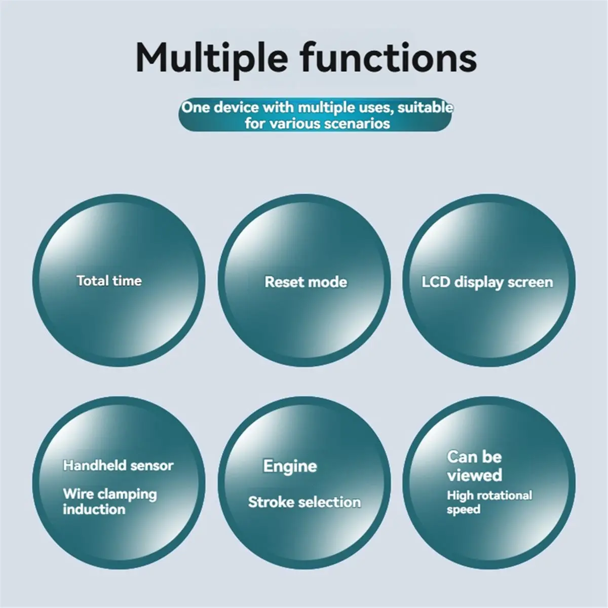 

Цифровой тахометр (CNIM) для бензопилы, измеритель частоты вращения, тахометр с большим экраном, импульсный спидометр для бензопилы, газонокосилки, мотоцикла