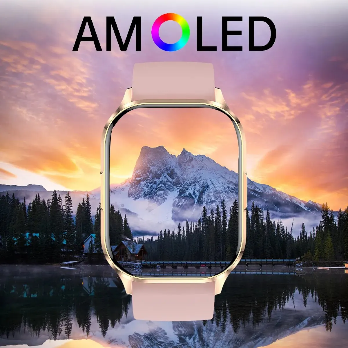 SENBONO 2023 AMOLED Smart Watch with Bluetooth Call