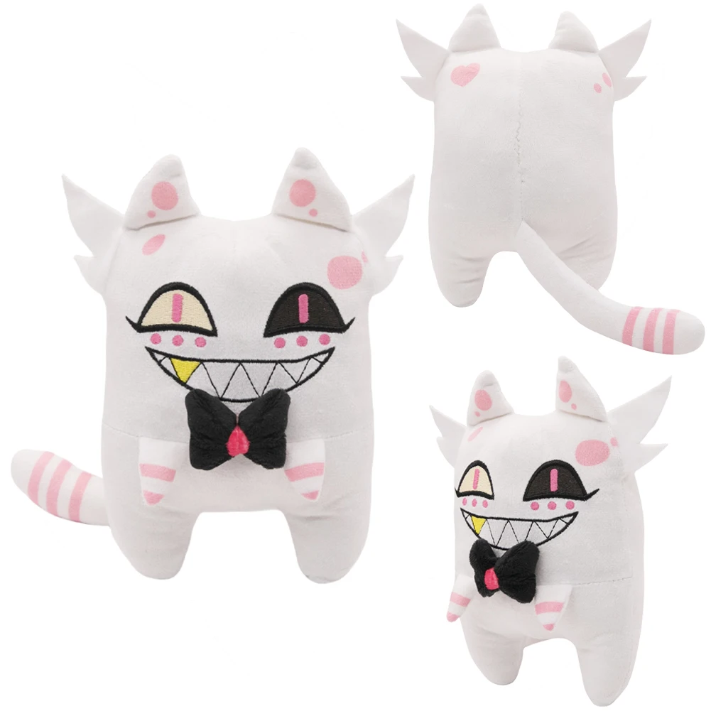 Anime Cartoon Hell Inn Role Play Figurine Props Spider Cat Form Angel Dust Plushies, regalos de cumpleaños, disfraces de disfraces, mascota de fiesta