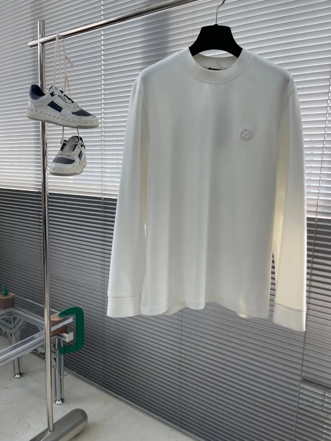 

Faionable round Ne Long Sve Men's Sweatirt Z Bae Pure Color Simple Design Autumn Winter New Arrival Casual Wear