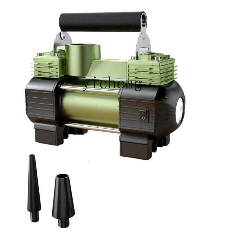 ZC air pump for automobile 12v household 220v tire high power double cylinder high pressure vehicle