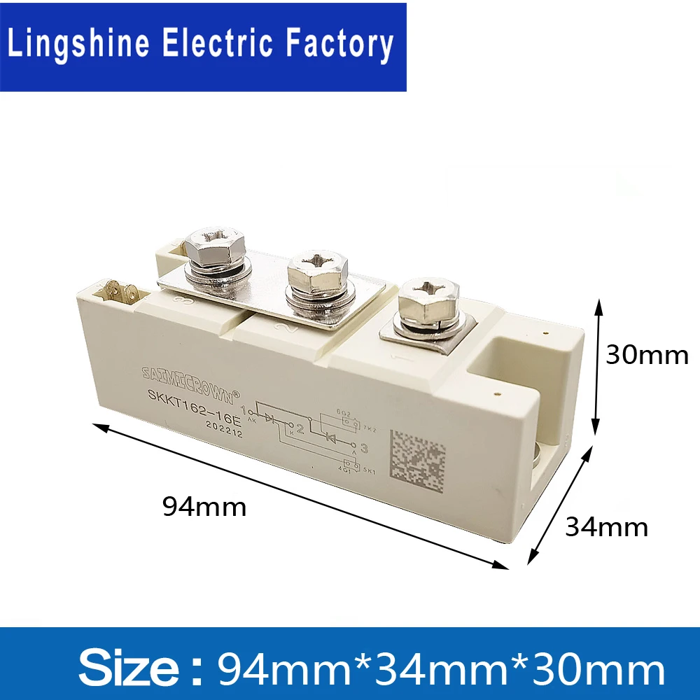 

SKKT162/16E Silicon Controlled Rectifier Rectifier Thyristor Module Of Frequency Converter and IGBT Module of Inverter