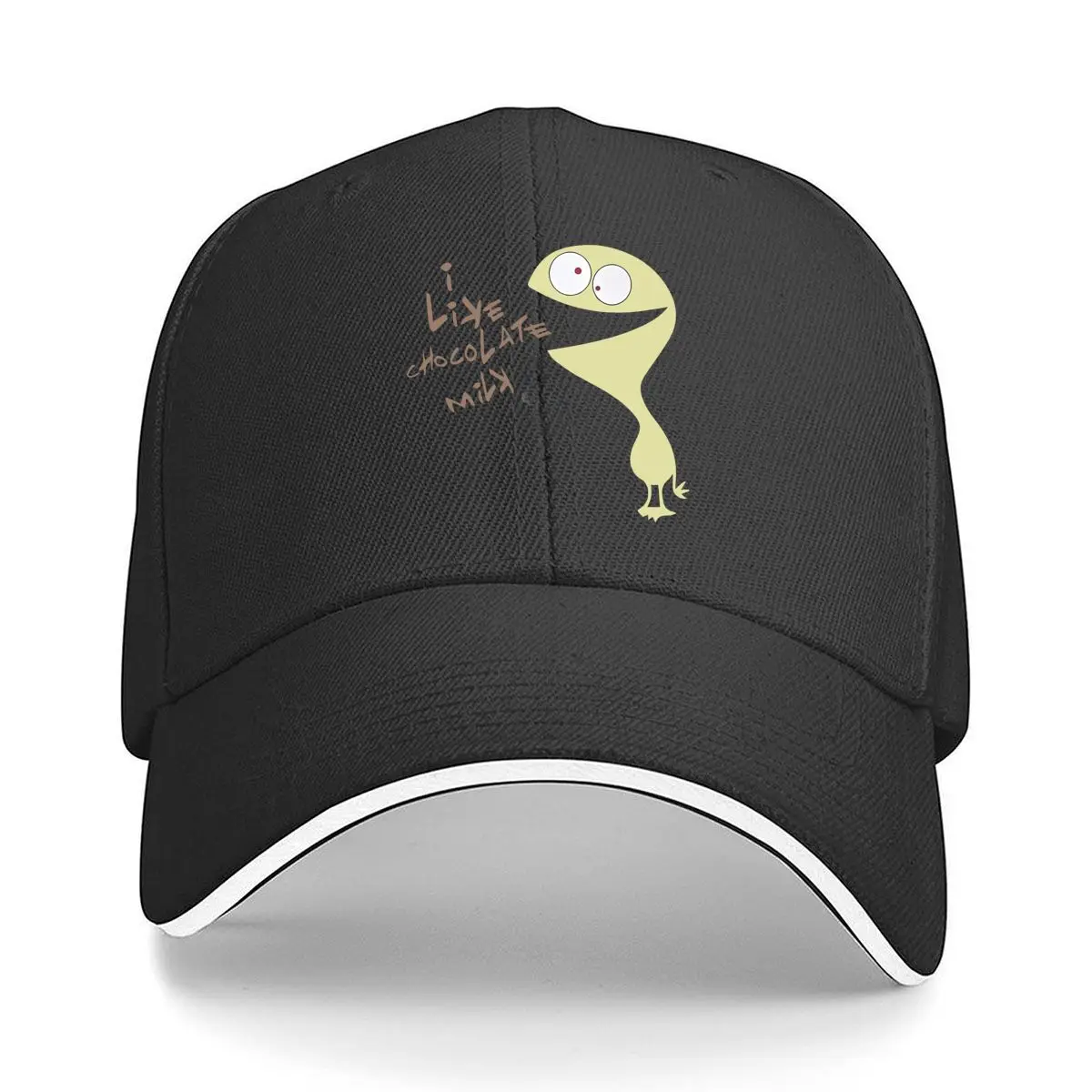 I Like Chocolate Milky Cartoon Monster Sandwich Baseball Cap Outdoor Workouts Sun Hat