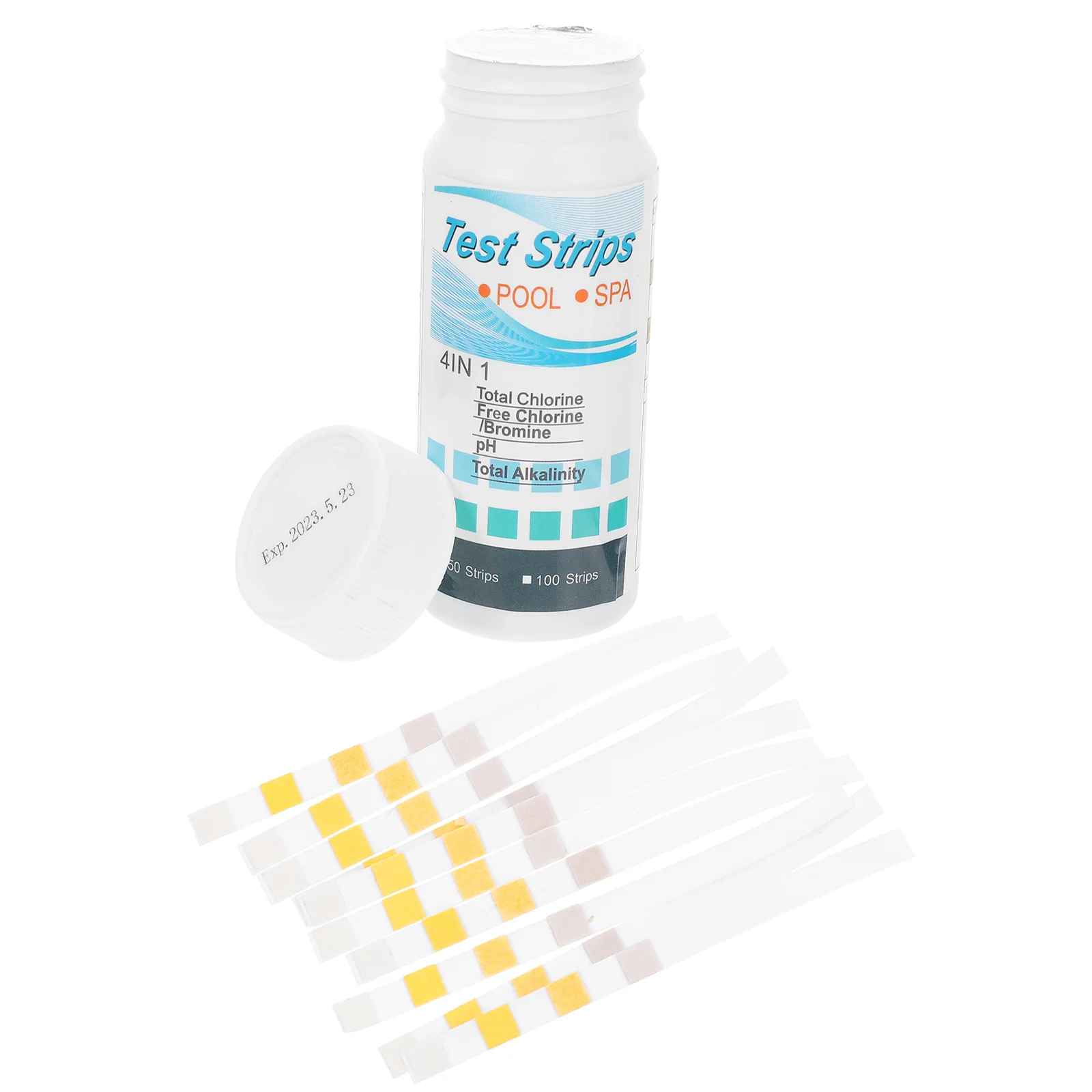 

Water Quality Test Testing Kit Strips Swimming Tools Hard Ph Hot Tub Spa Chemical High Precision Durable Material
