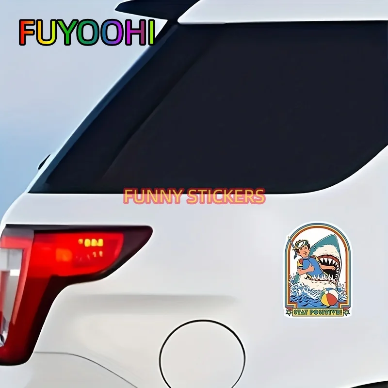 FUYOOHI Add a Touch of Humor to Your Car with These Funny Laptop, Tumbler, and Car Bumper Stickers!