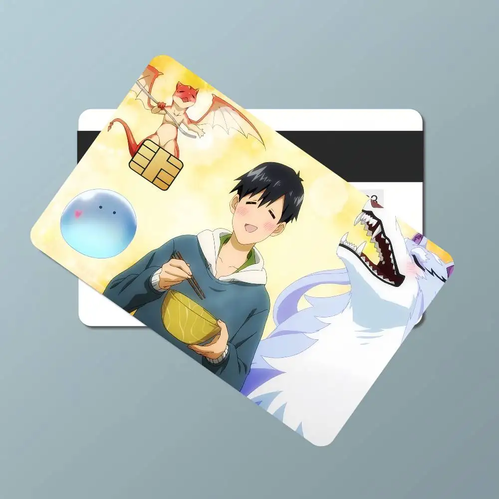 CAMPFIRE COOKING IN ANOTHER WORLD 2 Card Stickers Waterproof Film Skin Cover 4PCS Credit Debit Front Decoration Commuter Pass