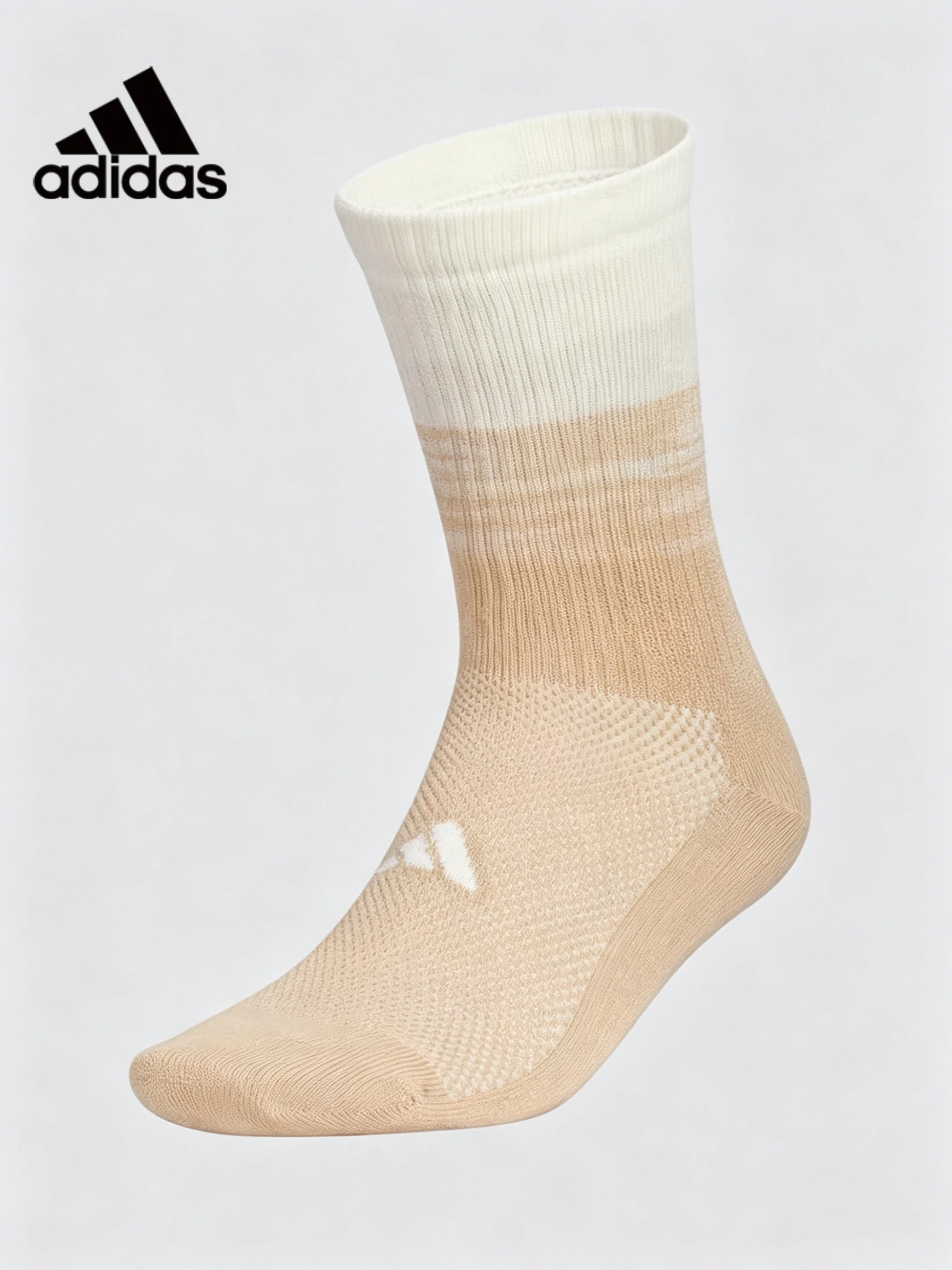 

Adidas 1 Pair Unisex Gradient Crew Calf Socks Breathable Mesh Soft Stretch Athletic Socks For Men Women Sports Daily KF0117