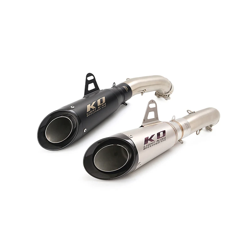 

Mid Exhaust Link Pipe 51mm Muffler Motorcycle Escape Stainless Steel Modified For Duke 125 200 250 390 RC390 390ADV 2021-2023