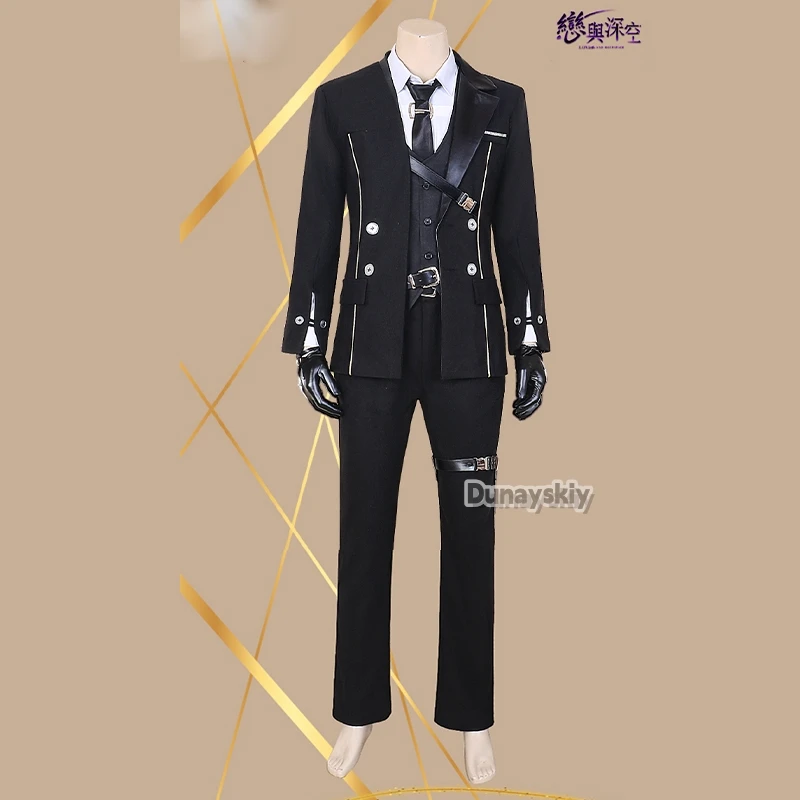 Game Love And Deepspace Cosplay Sylus/Xavier/Zayne/Rafayel Costume Jacket Shirt Pants Suit XS-2XL Men's Suit For Anime Party