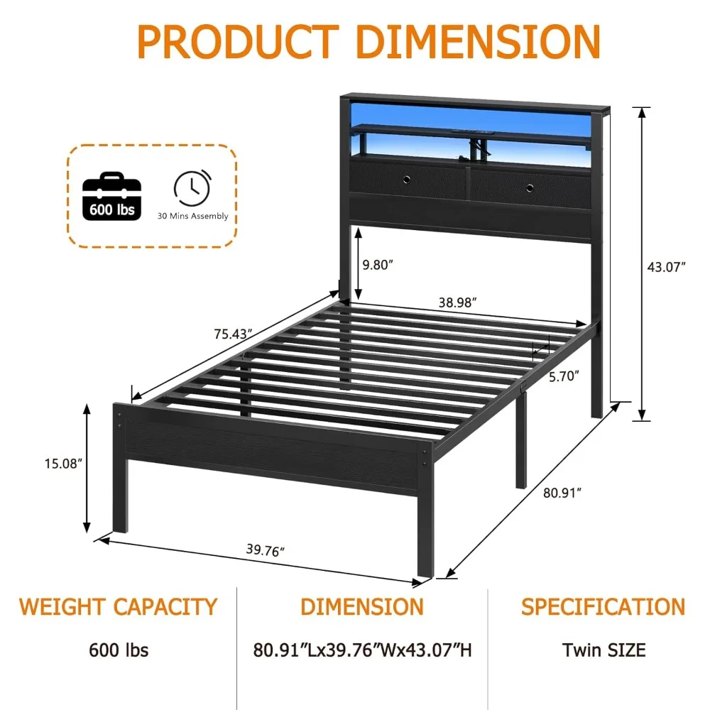 Thumbnail 2 - #4 Storage Bed Frames Sale