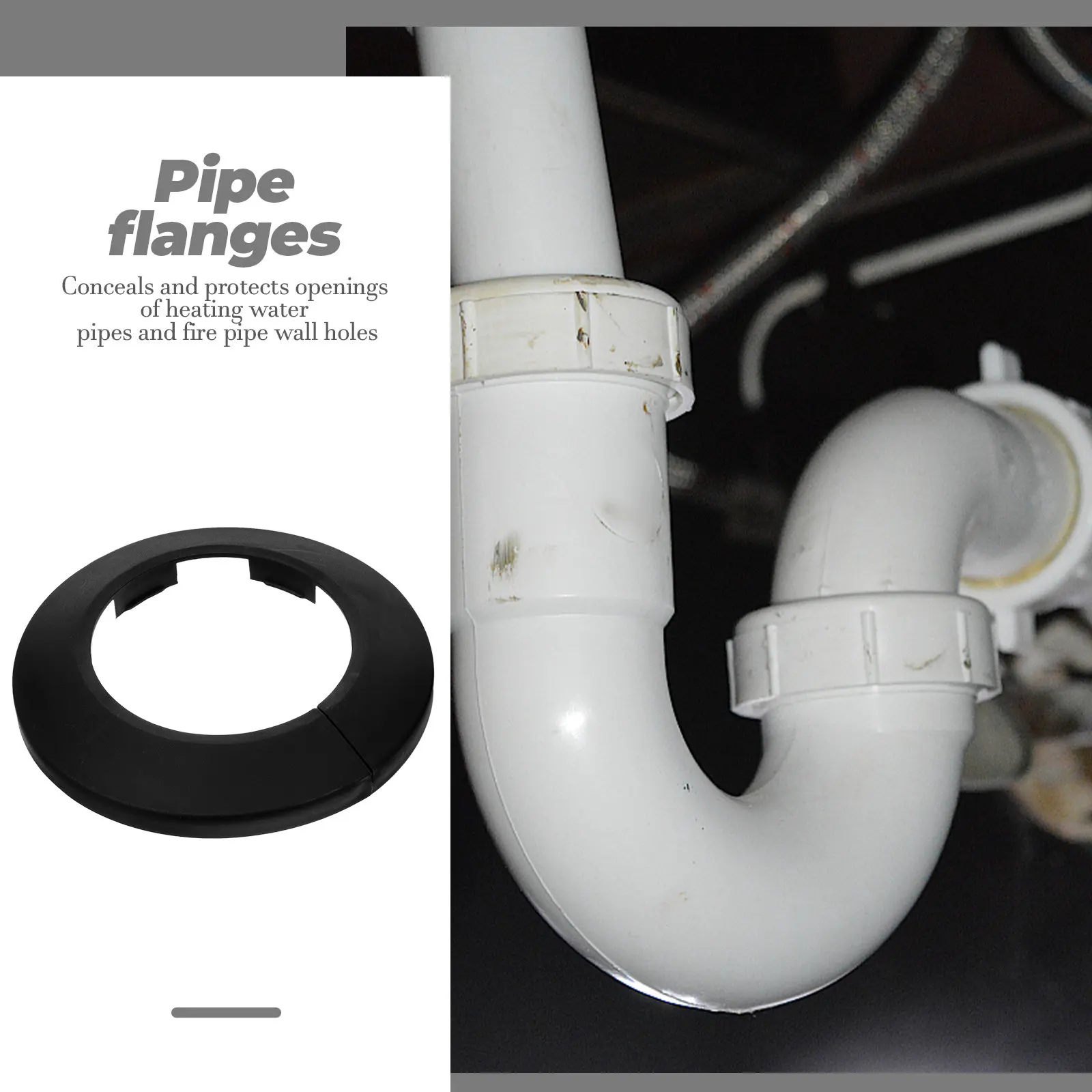 

Комплект из 4 прочных крышек-колпаков для фланцев унитазов и душевых систем, заглушки для сливных труб