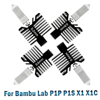 Módulo de precisión P1P P1S X1C X1 Bambu Lab Hotend, boquilla de acero endurecido de diseño integrado a prueba de fugas para impresora 3D serie P1/X1