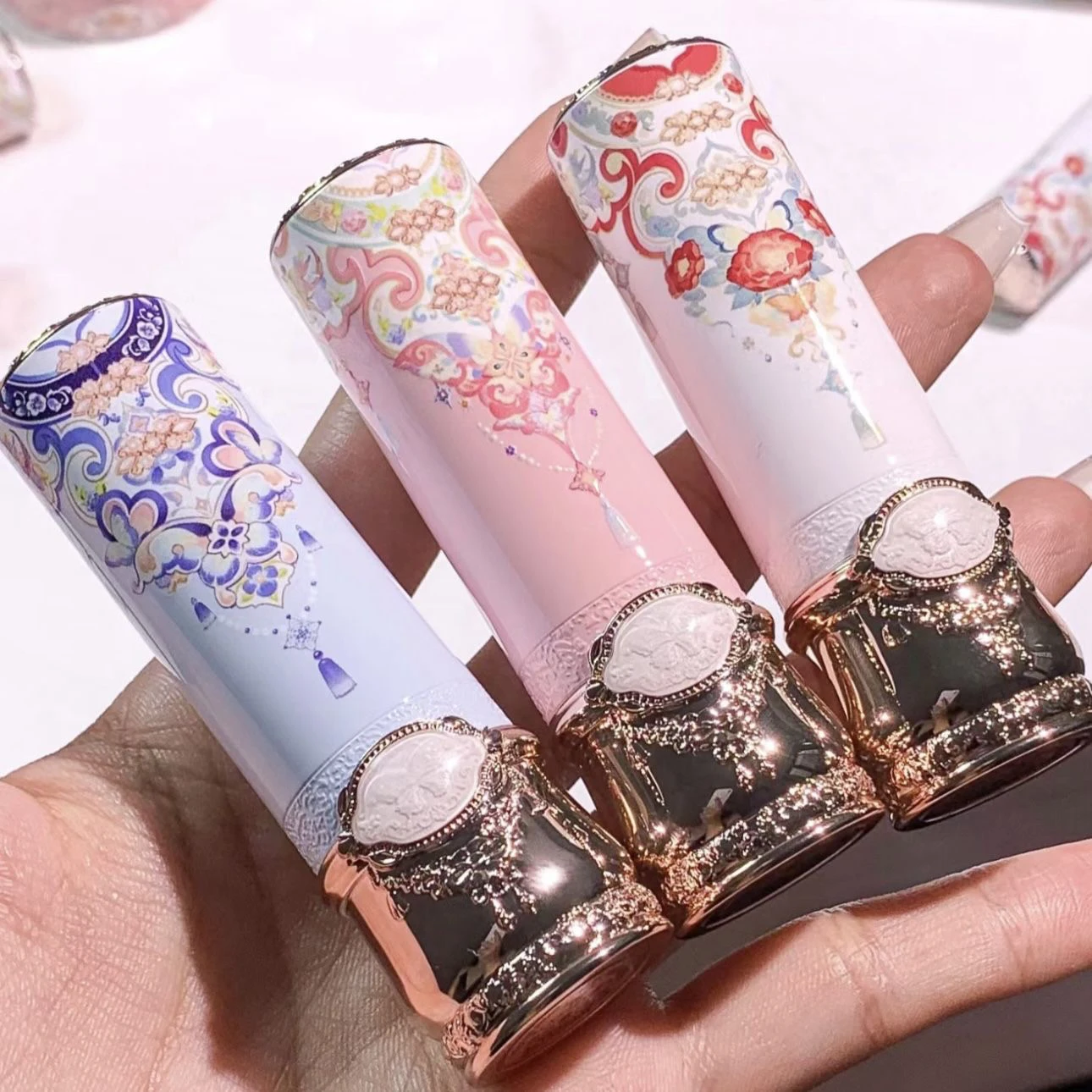 

Flower Knows Butterfly Cloud Collar Bunny Garden Collection Lipstick Glossy Nude Brown Velvet Matte Lip Stick Hydrating