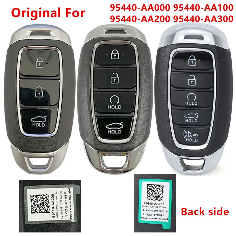 KEYECU 95440-AA000 AA100 95440-AA200 95440-AA300 Genuine Smart Keyless Remote Key Fob for Hyundai Avante 2020 Elantra 2021 2022